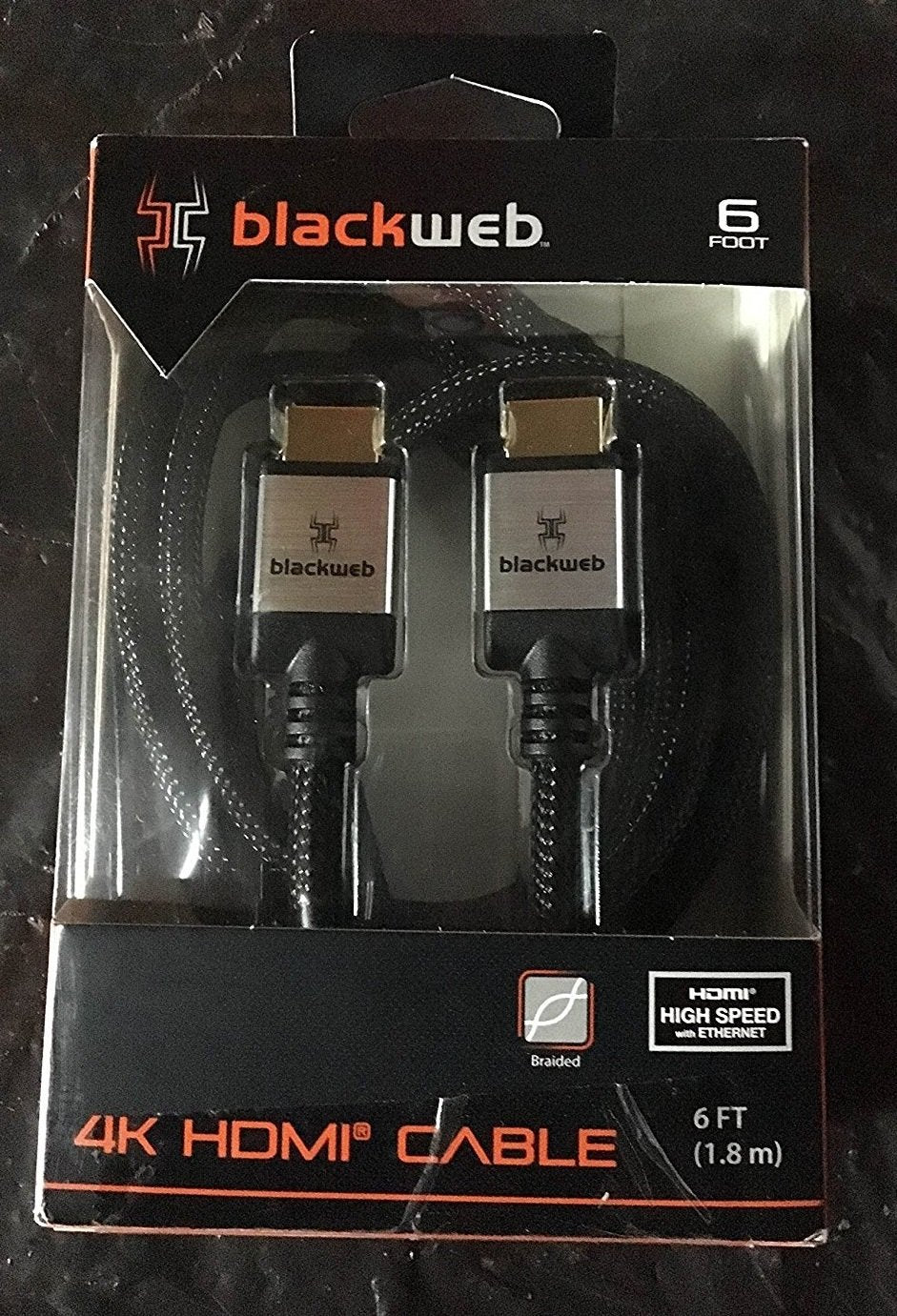 4K Hdmi Cable Black Web