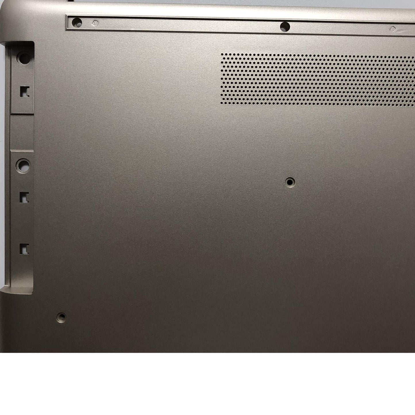 F-HONG Replacement for HP 17-BY/17T-BY/17-CA/17Z-CA/17-BY0007CY/17-BY006 17.3" Laptop Lower Base Bottom Case Cover Assembly, Aluminum, Pale Gold