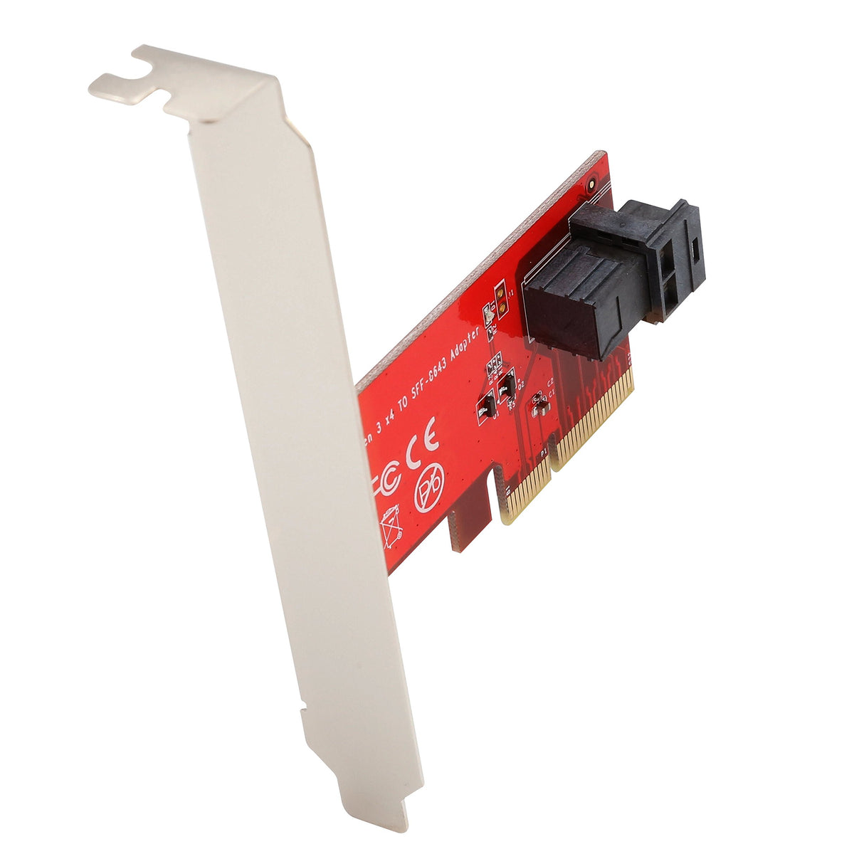 Syba IOCrest SI-PEX40119 2.5" NVME U.2 SFF-8639 to PCI-e 3.0 x4 Adapter Card with U.2 to miniSAS Cable