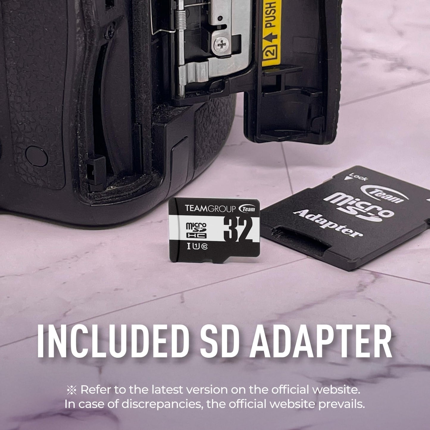 TEAMGROUP Micro 32GB 10 Pack UHS-I U1 Class 10 SDHC SDXC Read Speed up to 100MB/s High Speed Flash Meomry Card with Adapter for Camera, Surveillance