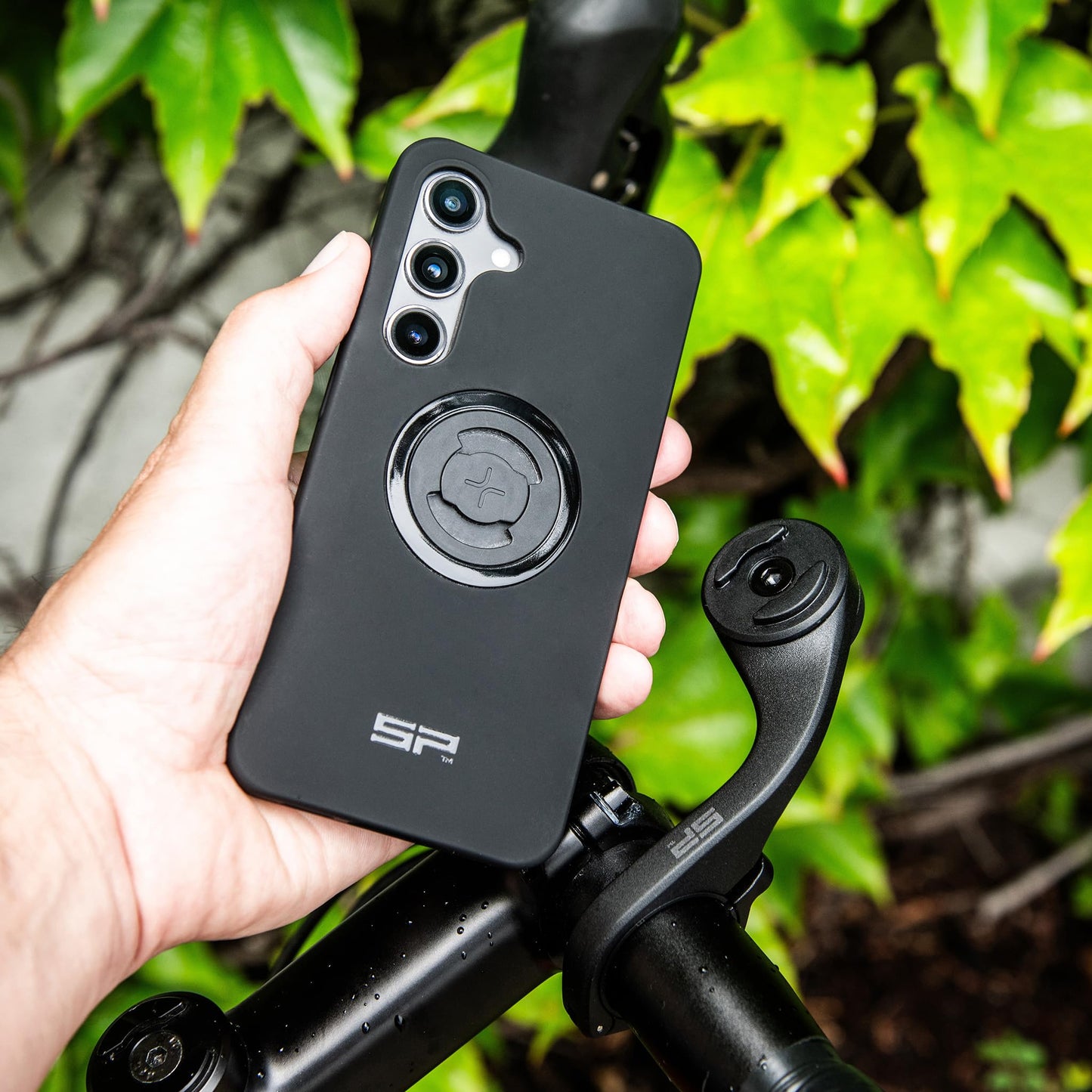 SP Connect Handlebar Mount - Smartphone Mounting for Bicycles and Road Bikes Compatible with SP Connect Phone Case and GoPro Action Camera