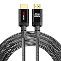4K HDMI 2.0 Cable 6 ft. [5 Pack] by RitzGear. 18 Gbps Ultra High Speed Braided Nylon Cord & Gold Connectors - 4K@60Hz/UHD/3D/2160p/1080p/ARC