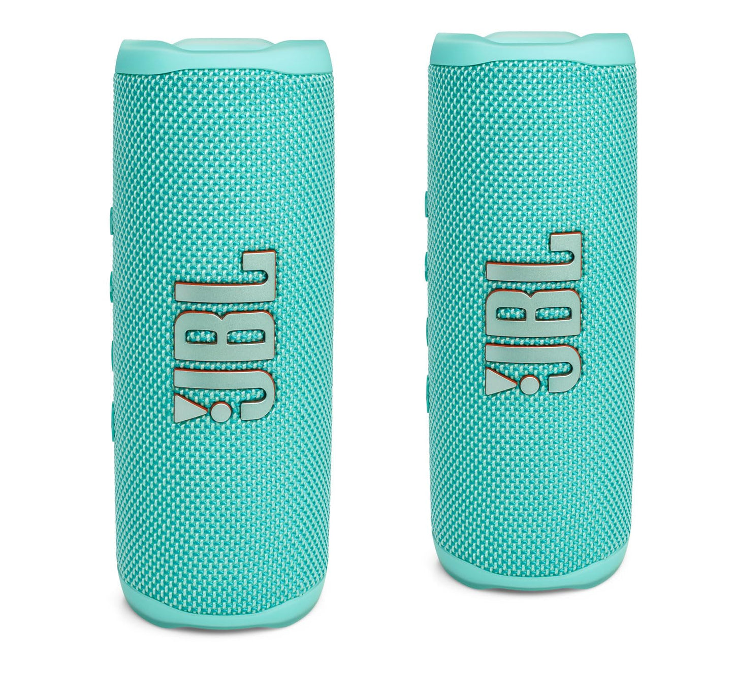 JBL FLIP 6 Waterproof Portable Bluetooth Speaker Bundle - Teal (Pack of 2)