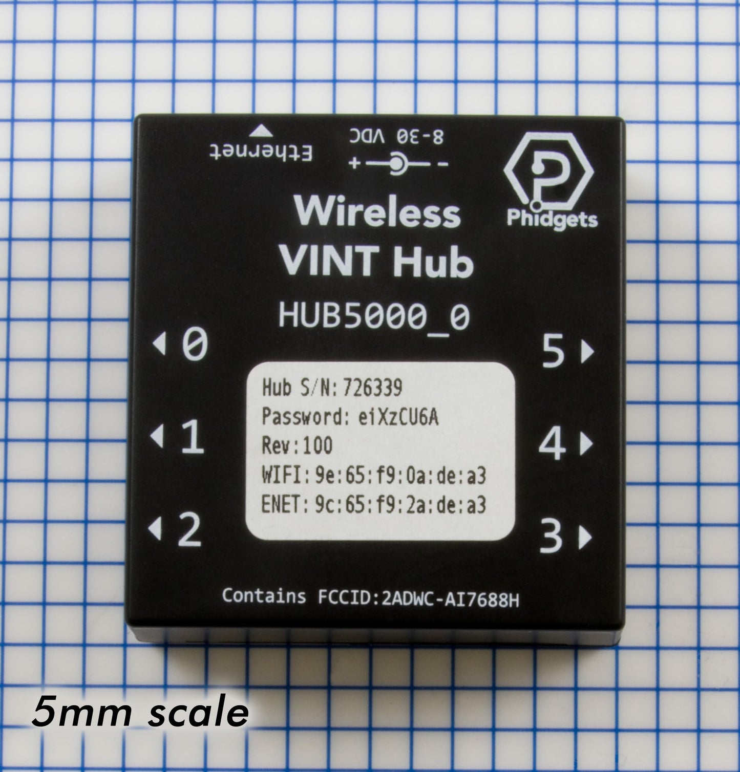Phidgets HUB5000_0 - Wireless Vint Hub