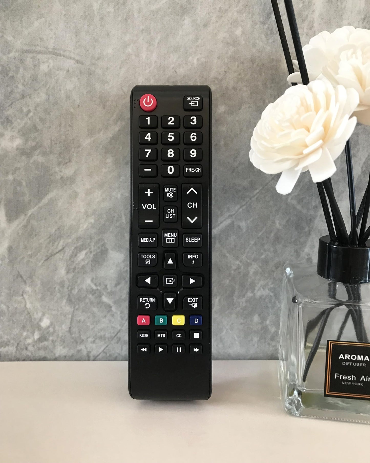 Replacement Remote Control for Samsung UN43J5000 UN50J5000 UN43J5000AF Smart LED HDTV TV