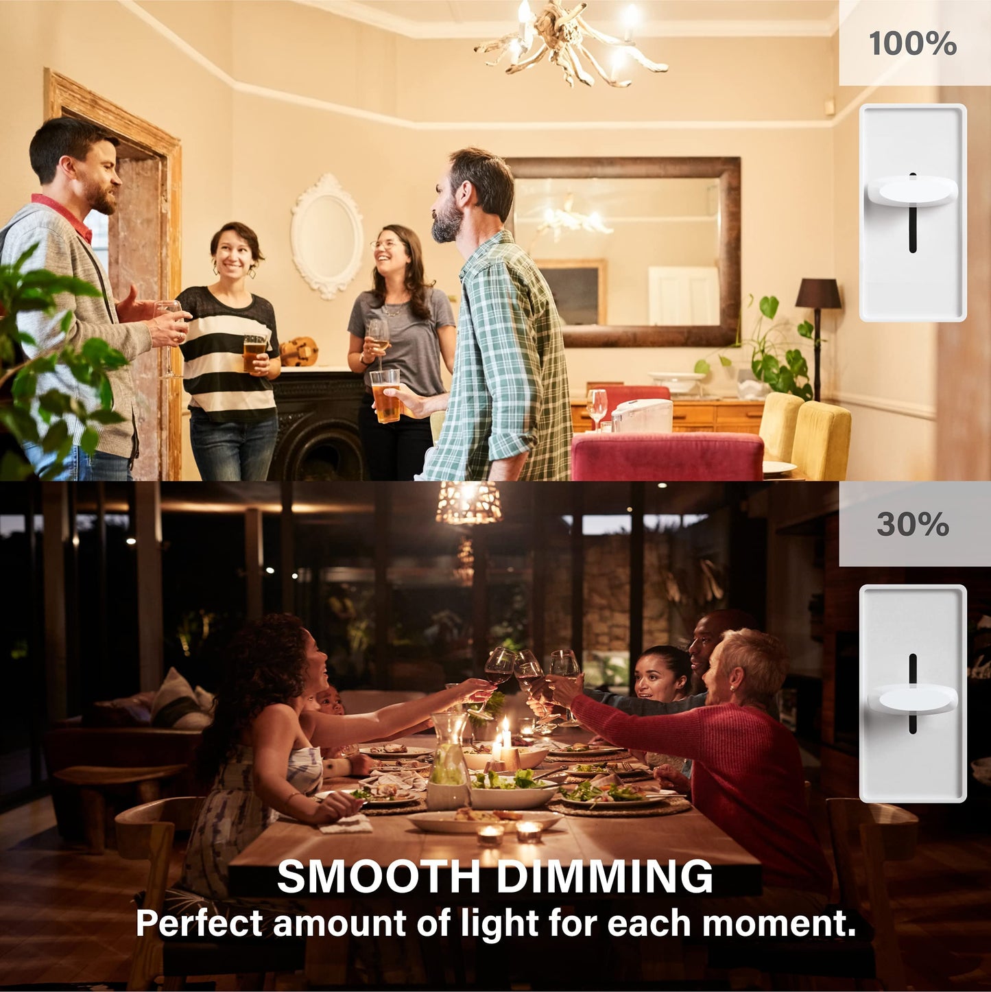 Sigalux E12 LED Bulb Dimmable, 40 Watt Candelabra LED Light Bulbs, Chandelier Light Bulbs, B10 2700K Soft White, Type B Candle Light Bulbs