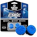KontrolFreek FPS Freek Edge for PlayStation 4 (PS4) and PlayStation 5 (PS5) | Performance Thumbsticks | 1 High-Rise Convex, 1 Low-Rise Convex | Blue