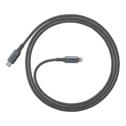 Ventev Alloy USB C to Apple Lightning High Speed Ultradurable 4 Foot Cable