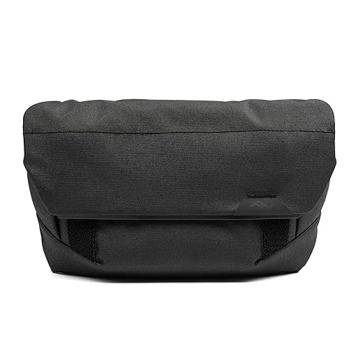 Peak Design Field Pouch V2, Black, 2-in-1 Organizer and Sling Bag, Adjustable Shoulder Strap and Integrated Belt Loops, Weatherproof Nylon Canvas