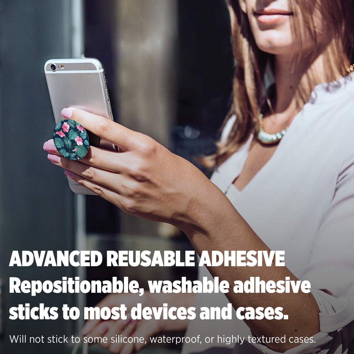 PopSockets: Collapsible Grip & Stand for Phones and Tablets - Hibiscus