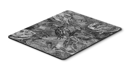 Caroline's Treasures 8953MP Grey Canvas Abstract Crabs Mouse Pad, Hot Pad or Trivet for Home Office Gaming Working Computers Laptop Mouse Mat,Washable