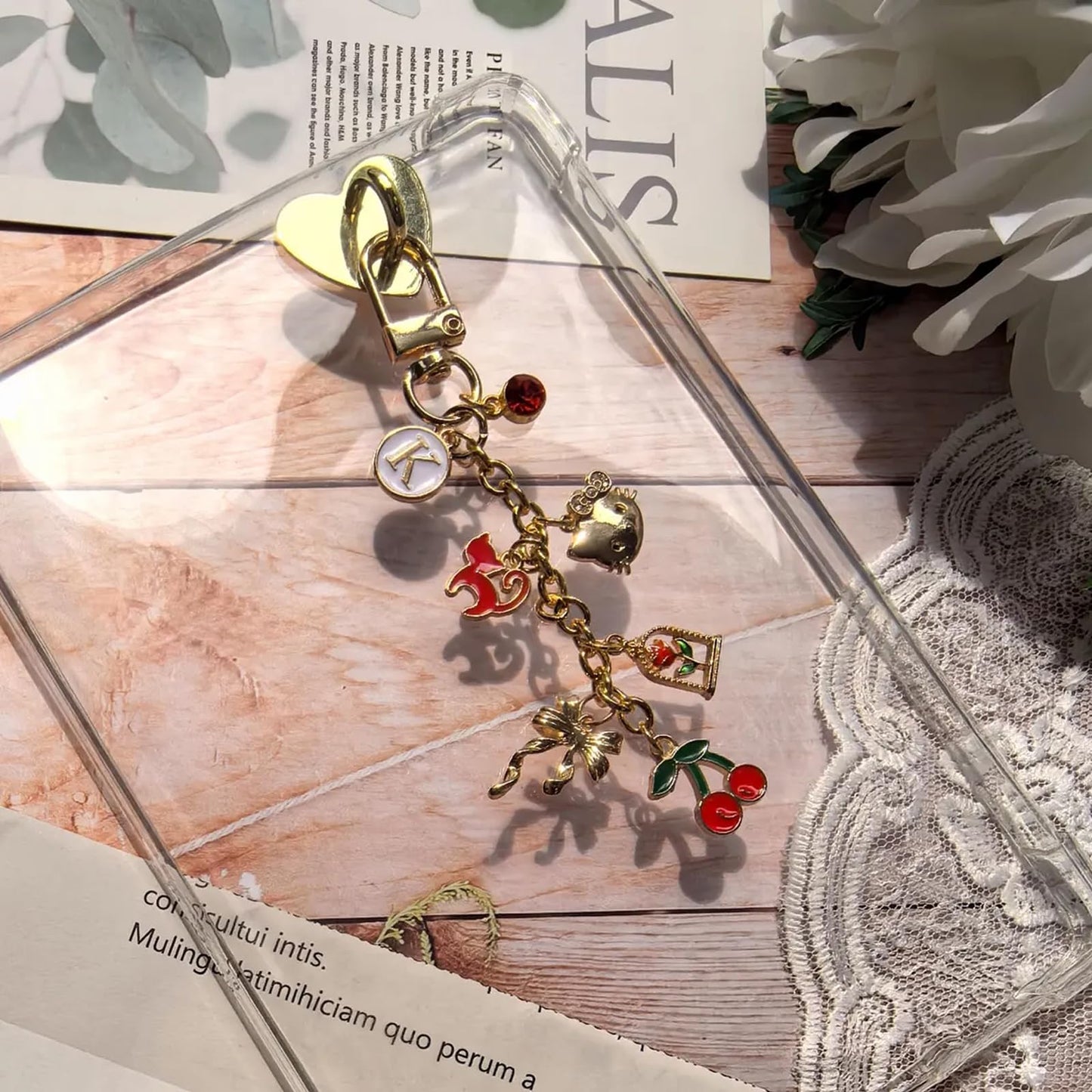 20pcs Phone Charm Hook, Cell Phone Finger Ring, Heart Phone Holder, Adhesive Metal Phone Finger Grip Loop Stand for Mobile Phone Case DIY Accessories