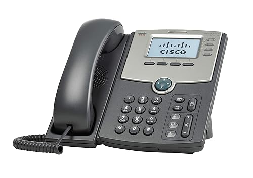 Cisco Remanufactured SPA514G 4-Line GigE IP Phone, Cisco Small Business Product 1-Year Limited Hardware Warranty (SPA514G-RF)