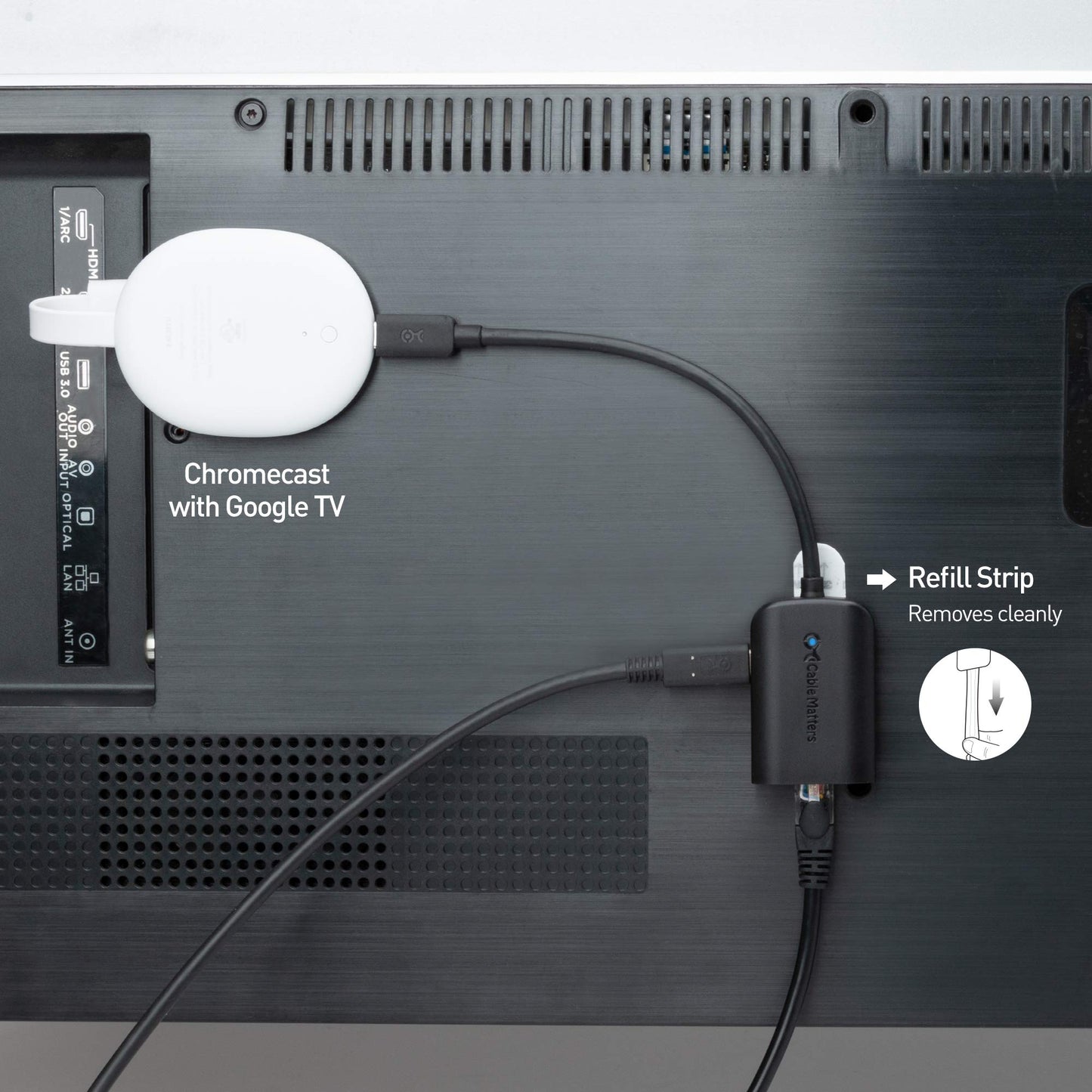 Cable Matters USB C to Gigabit Ethernet Adapter with 100W Charging