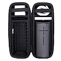 LTGEM Case Compatible with Ultimate Ears Boom 4/3 Portable Waterproof Speaker and Charger Dock, Black