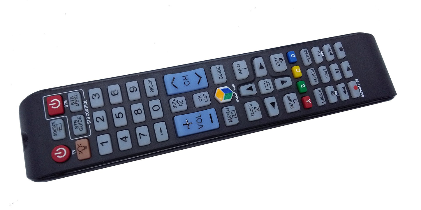 New BN59-01179B Replace Remote fit for Samsung Smart LED 3D TV UN46H7150AF UN48H8000AF UN50HU8500F UN55HU8500F UN60H7100AFXZA UN60H7150AF UN65HU8500F