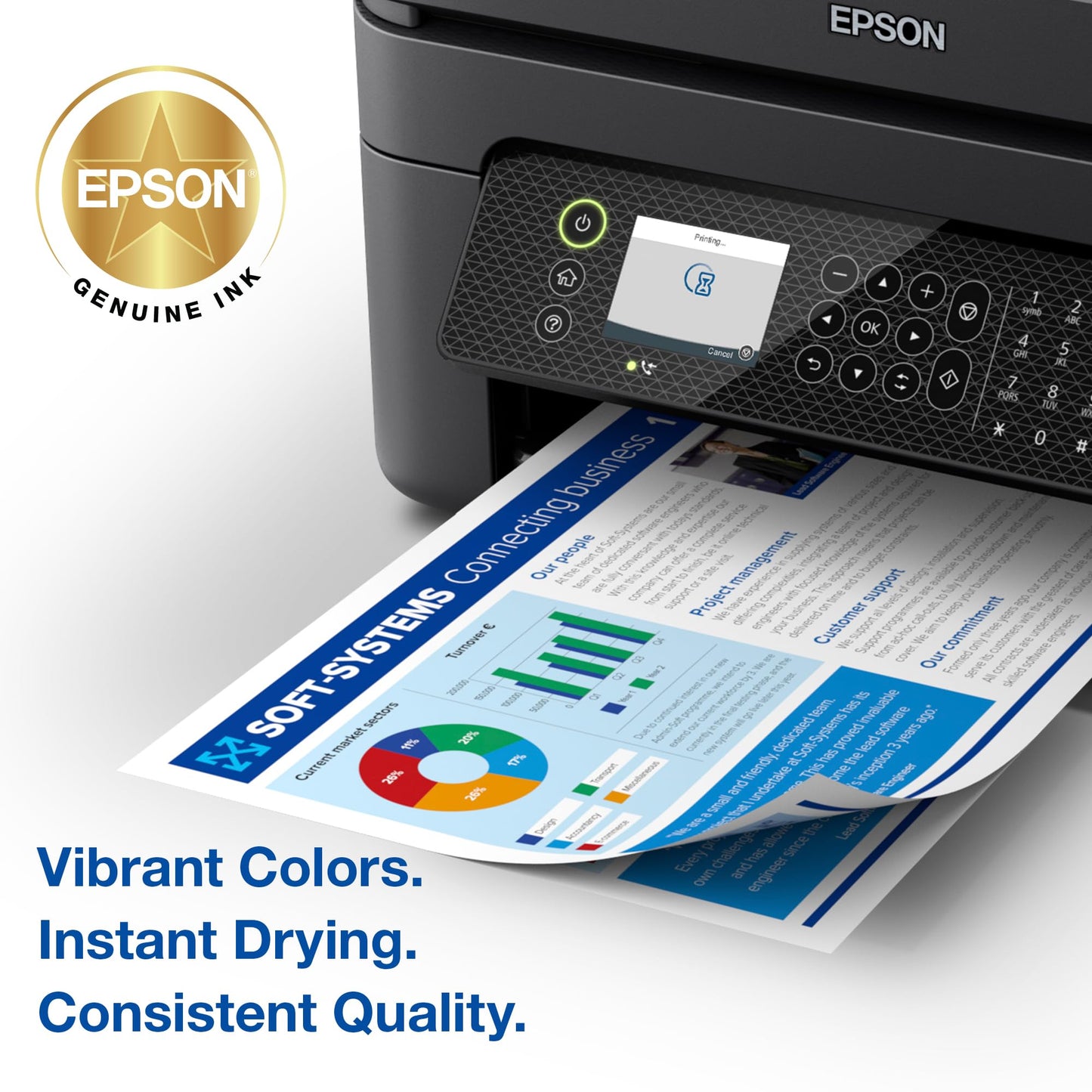 EPSON 232 Claria Ink Standard Capacity Black Cartridge (T232120-S) Works with WorkForce WF-2930 ,2950 and Expression XP-4200, 4205