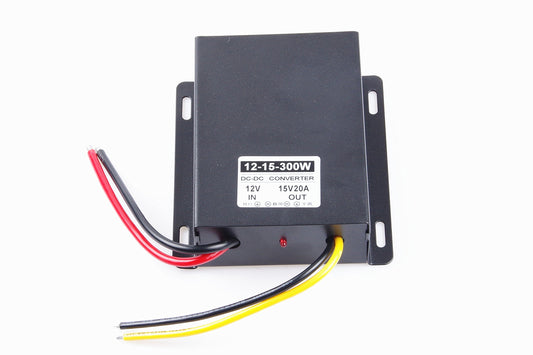 KNACRO DC Converter 12V 9-14V Step Up to 15V 20A 300W DC Boost Module (15V 20A 300W)