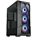 Cooler Master TD500 Mesh V2 Airflow ATX Mid-Tower Case, Polygonal Mesh, Crystalline Tempered Glass, Removable Top Panel, 3X Customizable 120mm PWM