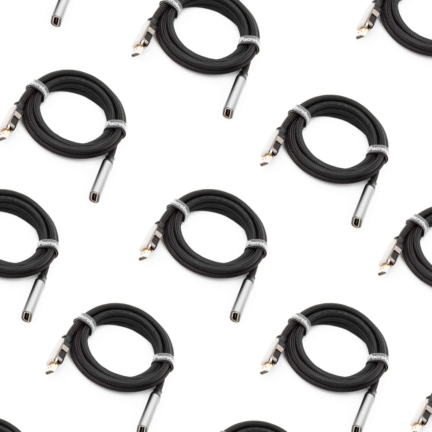 Pacroban HDMI Extension Cable 6ft - eARC & Dolby Atmos, HDMI 2.1, 8K@60Hz, 4K@120Hz, 48Gbps Ultra High Speed, | Male to Female HDMI Cable for Roku