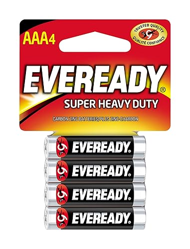 Eveready Super Heavy Duty AAA Battery, 4 Count