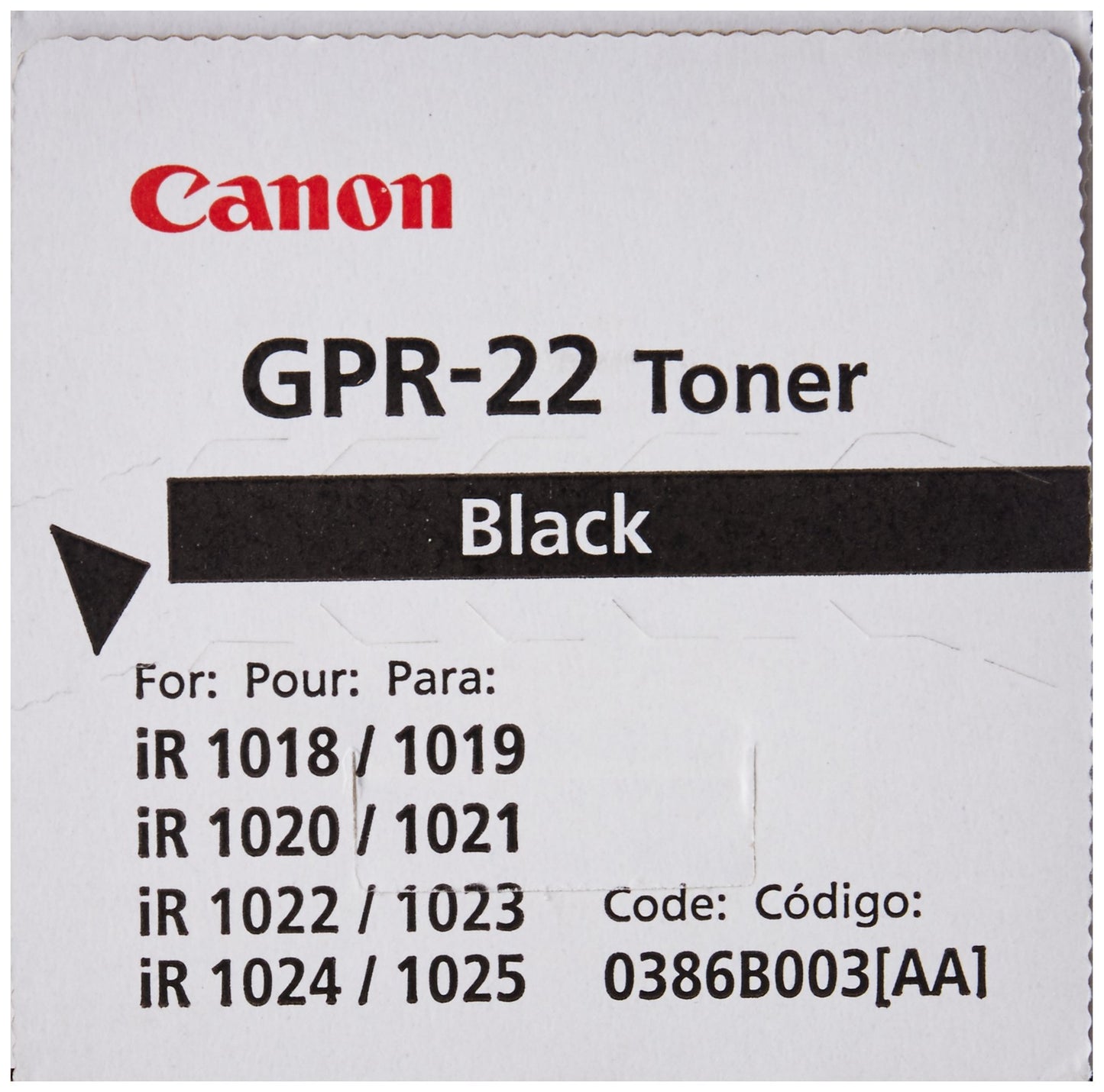 Canon 0386B003AA Toner Cartridge
