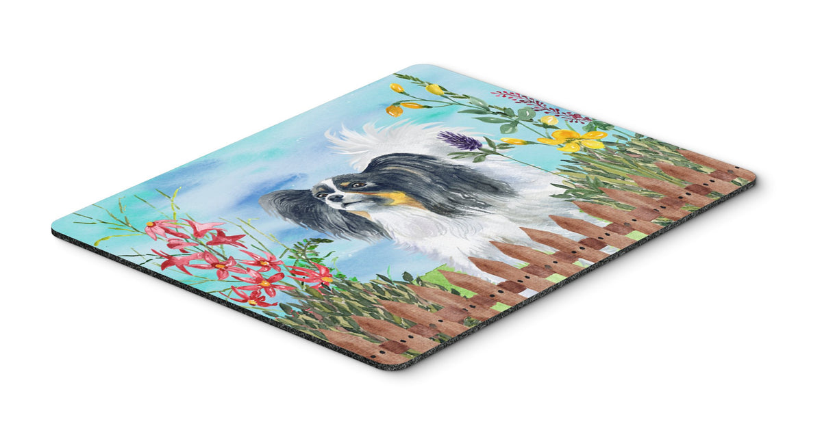 Caroline's Treasures CK1219MP Papillon Spring Mouse Pad, Hot Pad or Trivet for Home Office Gaming Working Computers Laptop Mouse Mat,Washable Large