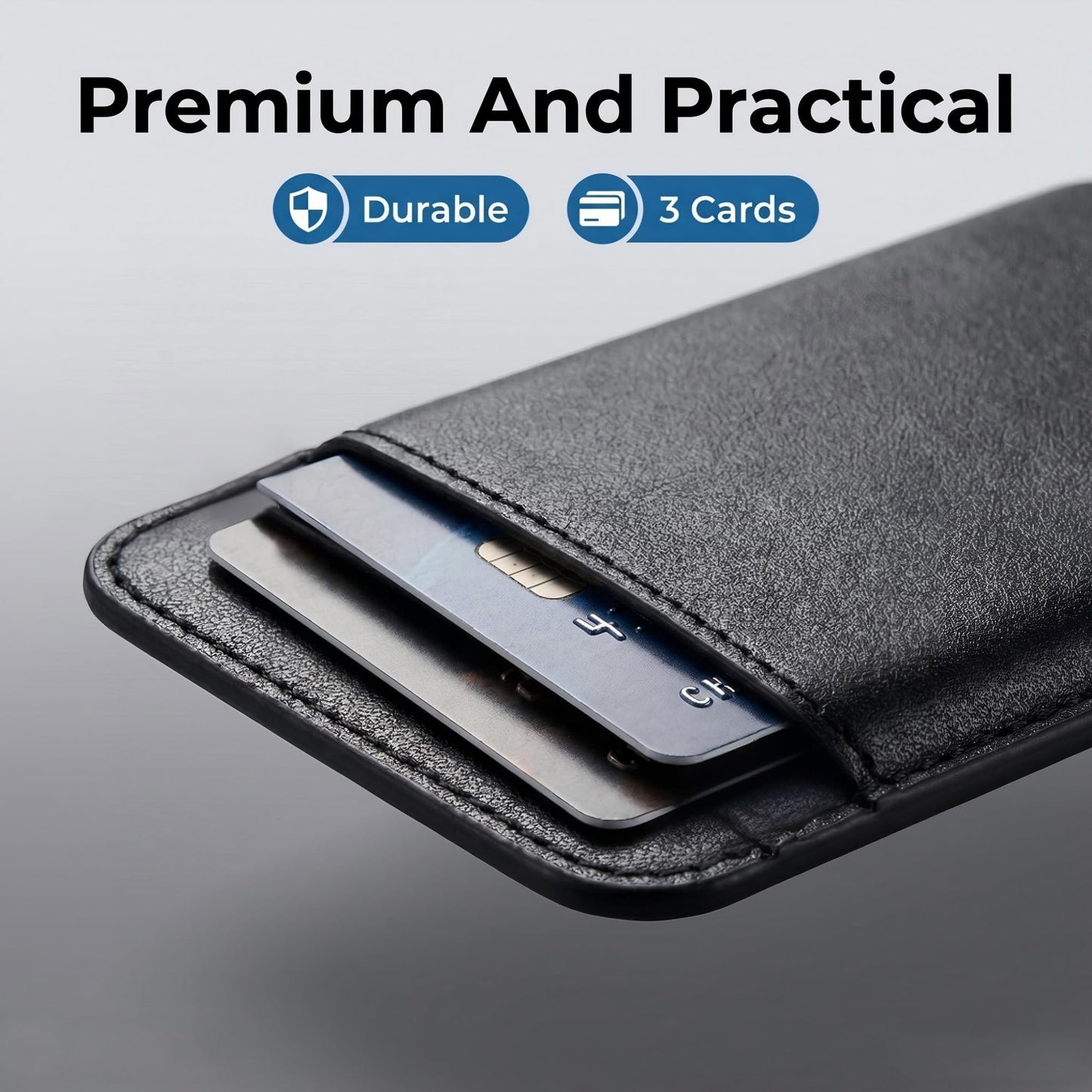 Hosann Century Magnetic Wallet Stand for MagSafe, Black