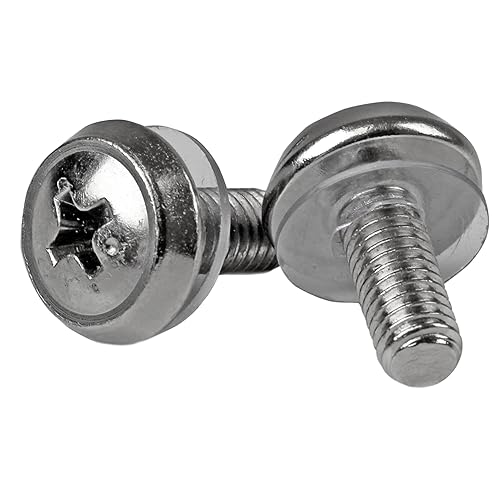 StarTech.com M5 Mounting Screws for Server Racks and Cabinets - 50 Pack - Screw kit (pack of 50) - CABSCREWS
