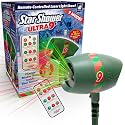 Star Shower Ultra 9 Holiday Laser Projector, AS SEEN ON TV, Fast & Easy Way to Decorate Your Home, 9 Laser Modes, Projects Thousands of Green and Red