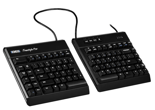 KINESIS USB-A Freestyle Pro Quiet Ergonomic Split Mechanical Keyboard (Cherry MX Silent Red Switches)