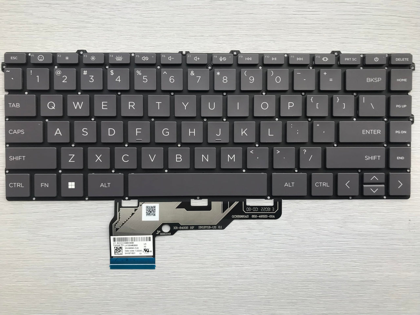 Original New for HP Envy x360 2-in-1 Laptop 15-FH 15-fh0023dx 15.6" US Nightfall Black Keyboard Backlit