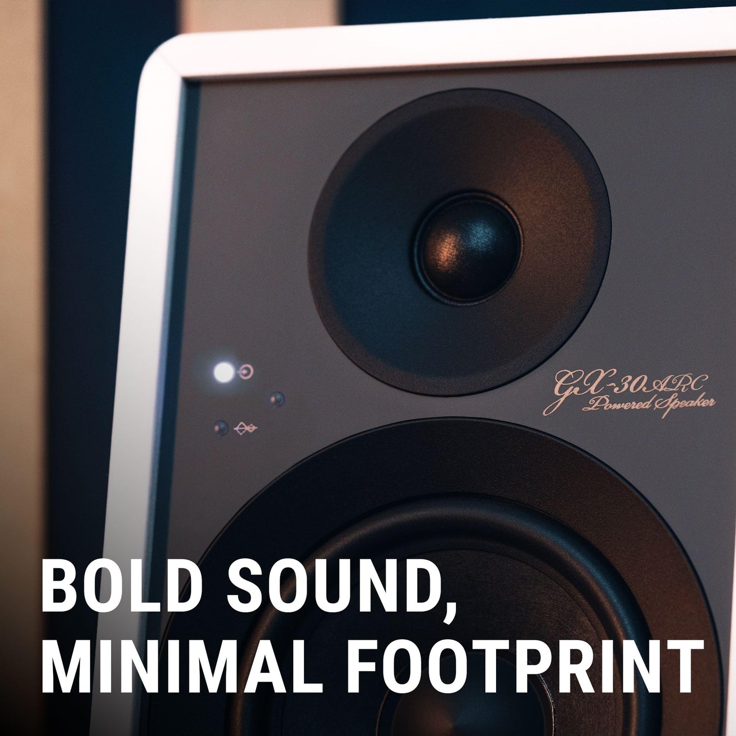 Onkyo Creator Series GX-10DB Powered Speakers, Black - 3" woofer, USB/C, line/Phono, Optical Ports and Bluetooth 5.3 LE Audio connectivity