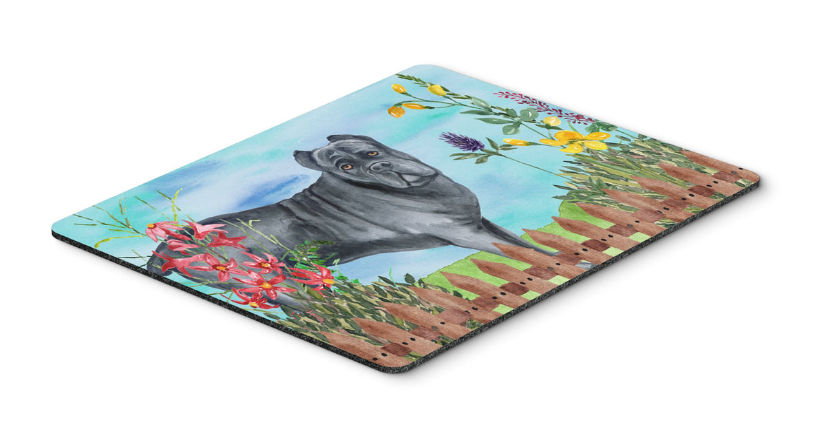 Caroline's Treasures CK1256MP Cane Corso Spring Mouse Pad, Hot Pad or Trivet for Home Office Gaming Working Computers Laptop Mouse Mat,Washable Large