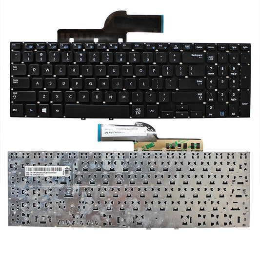 New US Laptop Keyboard Without Frame Replacement for Samsung NP270E5G NP270E5J NP270E5R 270E5G 270E5J Black Color