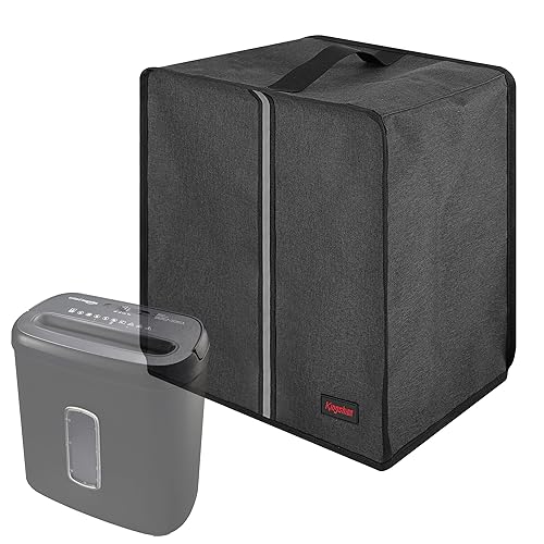 Paper Shredder Cover Compatible with Amazon Basics 8-Sheet Cross Cut Paper Shredder - Waterproof Dust & Pet Hair Protector with Reflective Strips