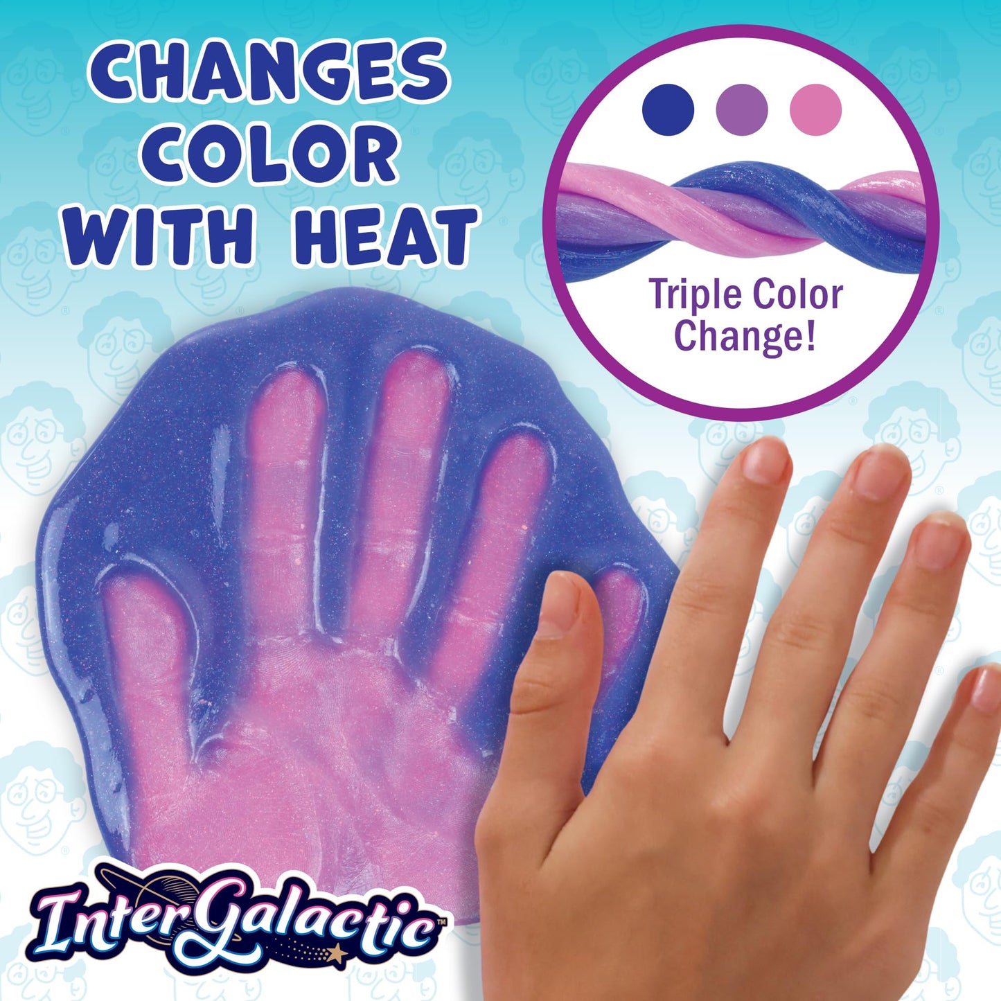 Crazy Aaron's Thinking Putty - Intergalactic - Triple Color Changing Putty for Kids and Adults in a 4" Tin - Creative and Endless Fun, Stress Relief…