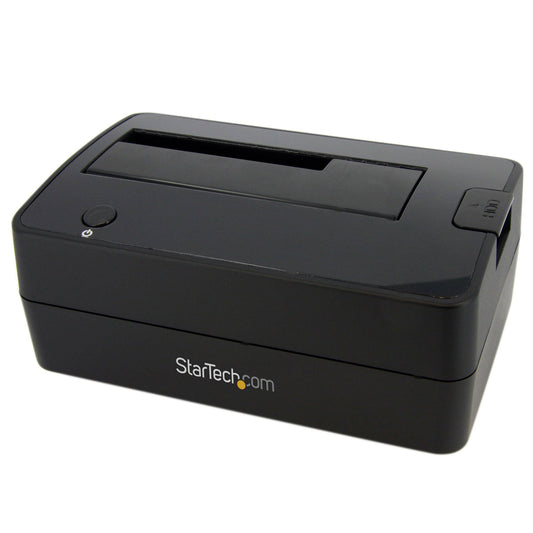 StarTech.com Single Bay USB 3.0 to SATA Hard Drive Docking Station, USB 3.0 (5 Gbps) Hard Drive Dock, External 2.5/3.5" SATA I/II/III HDD/SSD Docking
