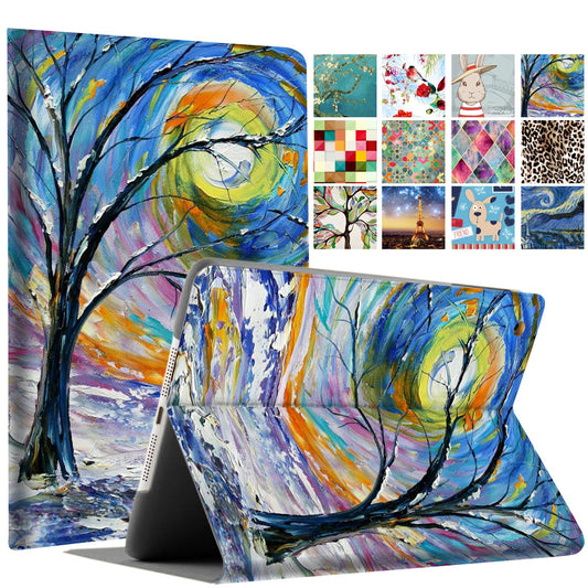 DuraSafe Cases for iPad PRO 11 Inch 1st [ PRO 11 2018 1 Gen ] A1980 A1934 A2013 A1979 MTXN2LL/A MTXP2LL/A MTXR2LL/A Printed Folio Magnetic Smart