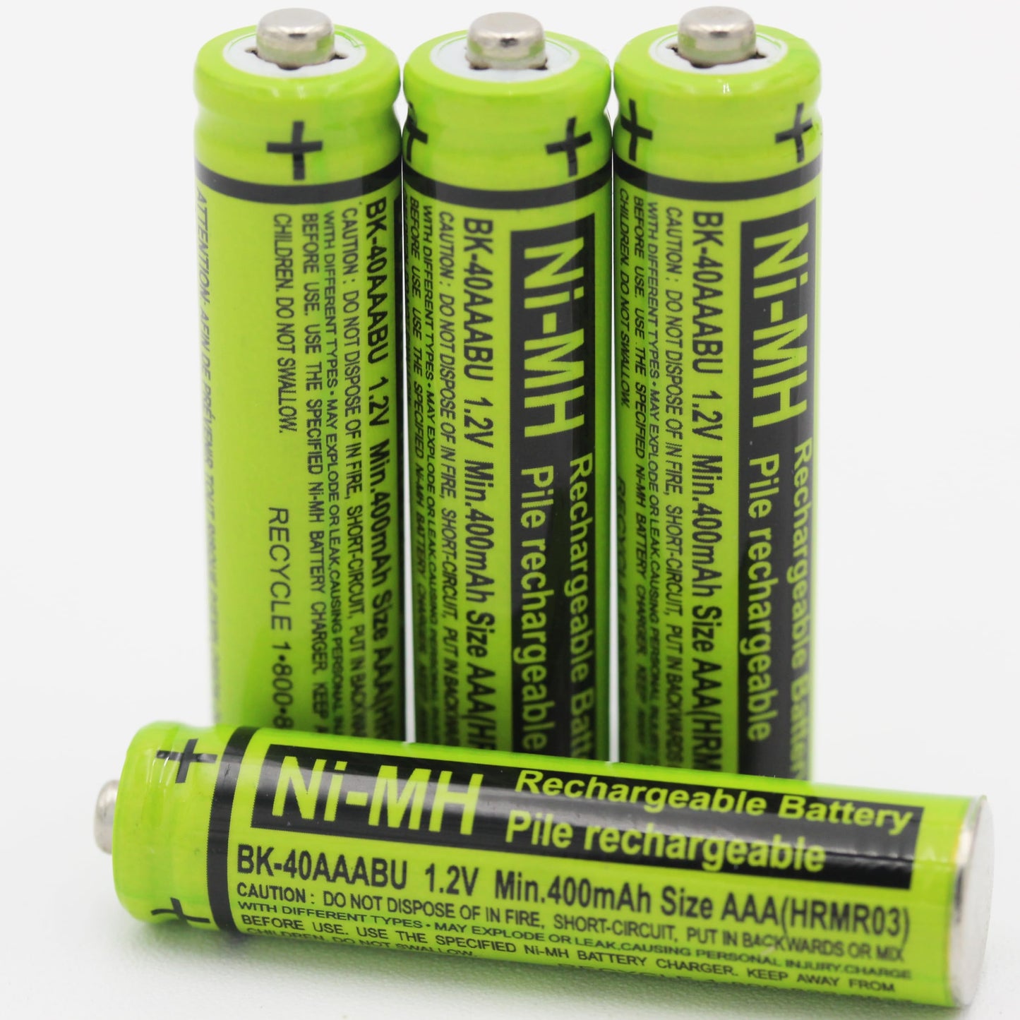 Cerepros 4-Pack BK-40AAABU 1.2V 400mAh Replacement Battery Pack for Panasonic Cordless Phone Handset BK40AAABU