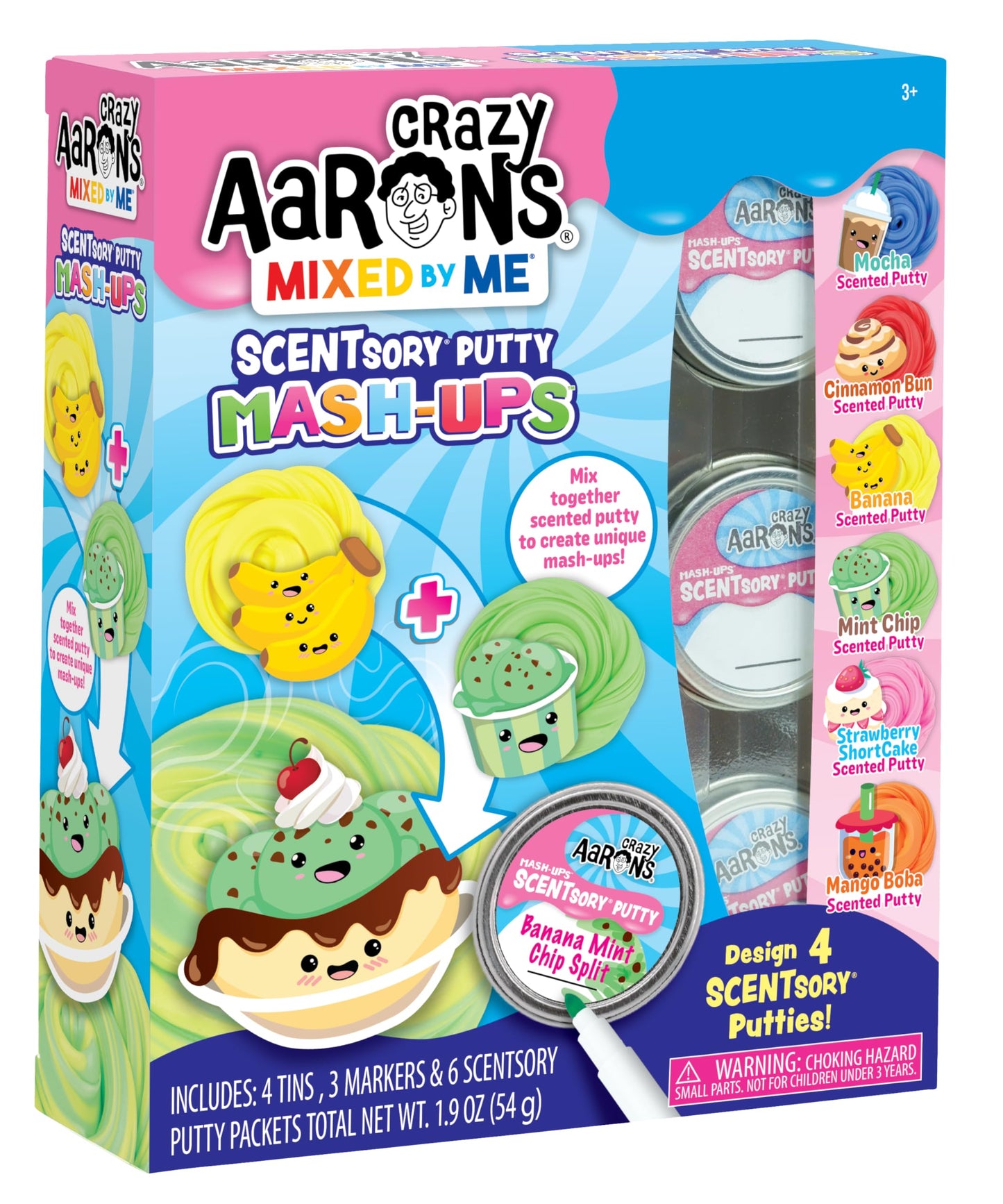 Crazy Aaron's® Mixed by Me SCENTsory(tm) Putty Mash-Ups - Made in USA