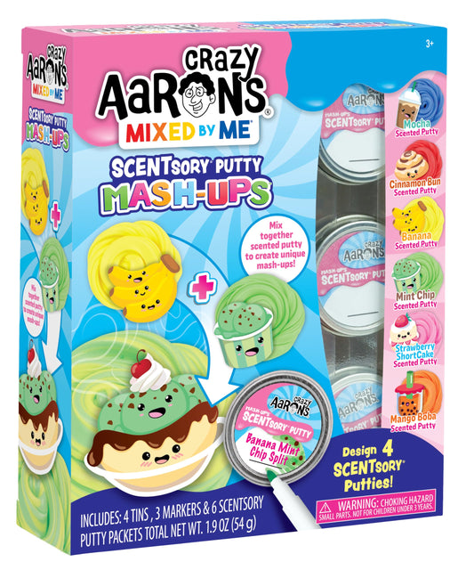 Crazy Aaron's® Mixed by Me SCENTsory(tm) Putty Mash-Ups - Made in USA