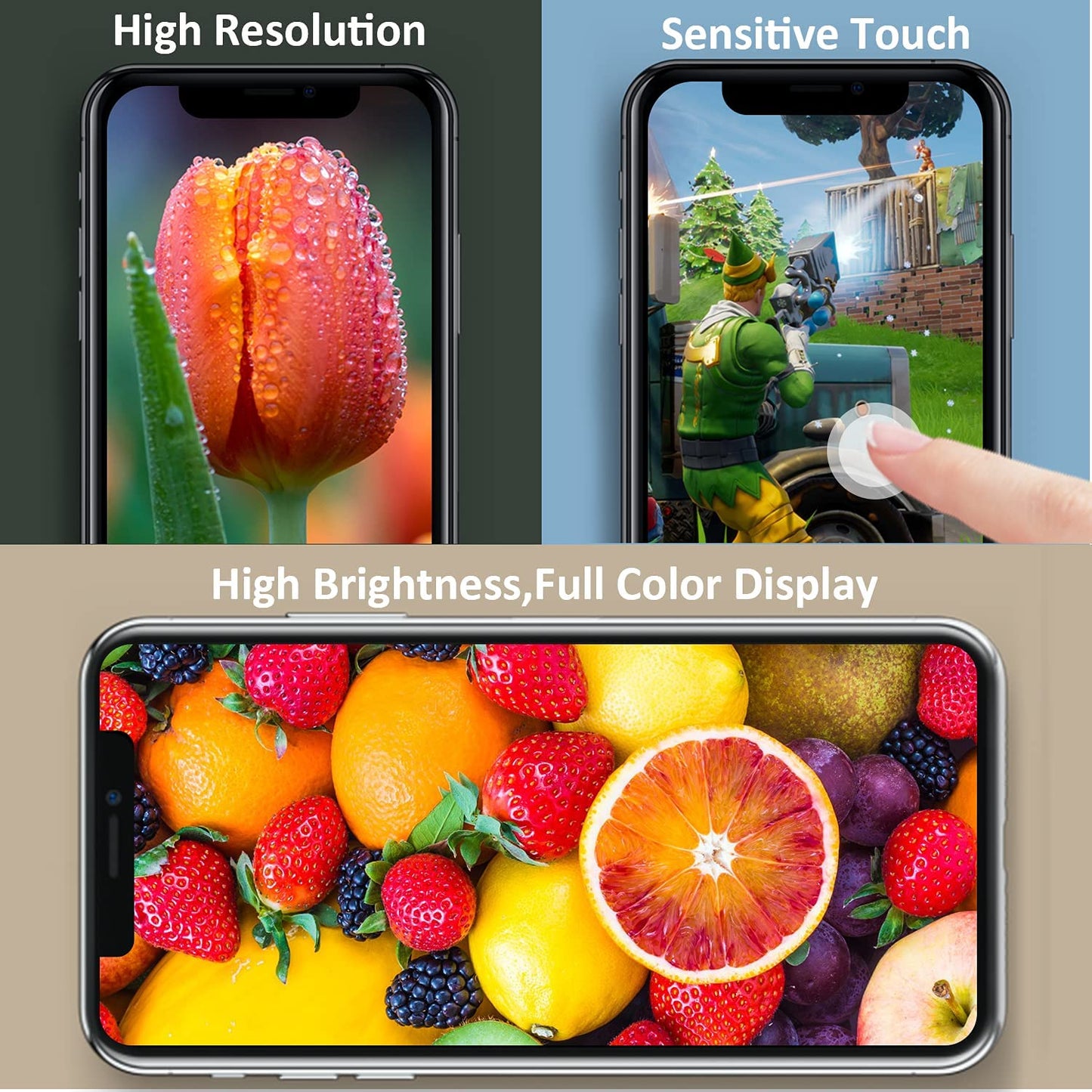 for iPhone 11 LCD Screen Replacement Kit 6.1"FHD Display Digitizer Assembly
