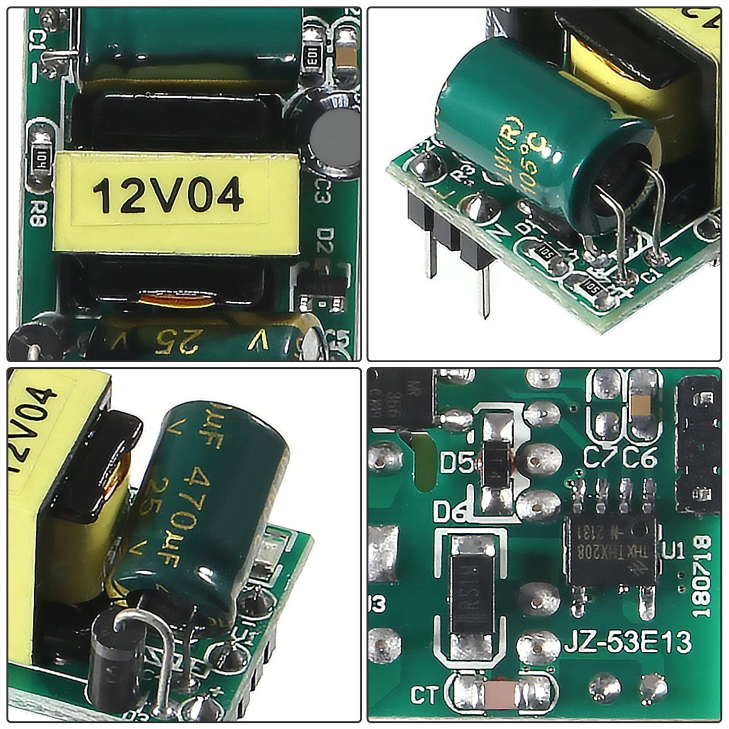 AITIAO 6Pcs AC-DC Precision Buck Power Supply Module 12V 400mA Isolated Switch Power Supply Buck Converter AC 110V 100V-264V to 12V 400mA Isolated…