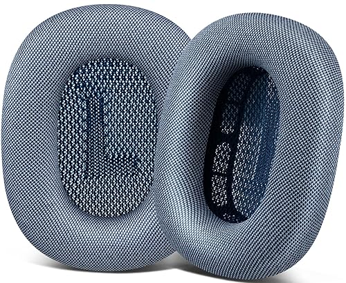 SOPROM Upgraded Ear Pads for AirPods Max 1 & 2 Over-Ear Headphones, Upgraded Earpads Replacement Cushions with Durable Mesh Fabric, Noise Isolation