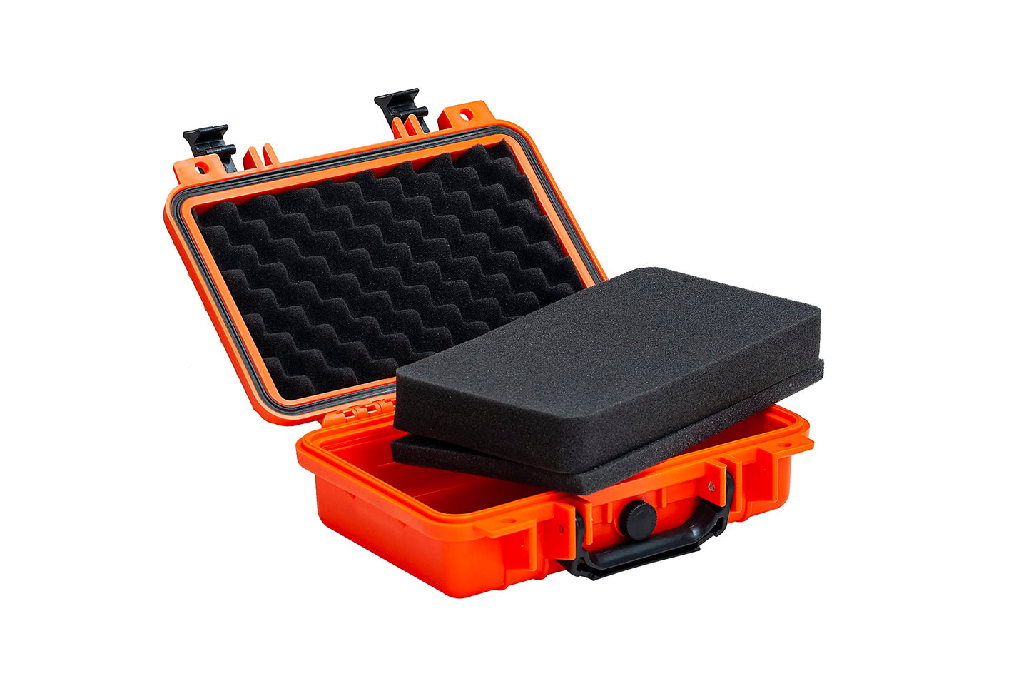 MEIJIA Portable All Weather IP67 Waterproof Protective Hard Case, Small Camera Case,Dry Case with Customizable Foam,Fit Use of Drones