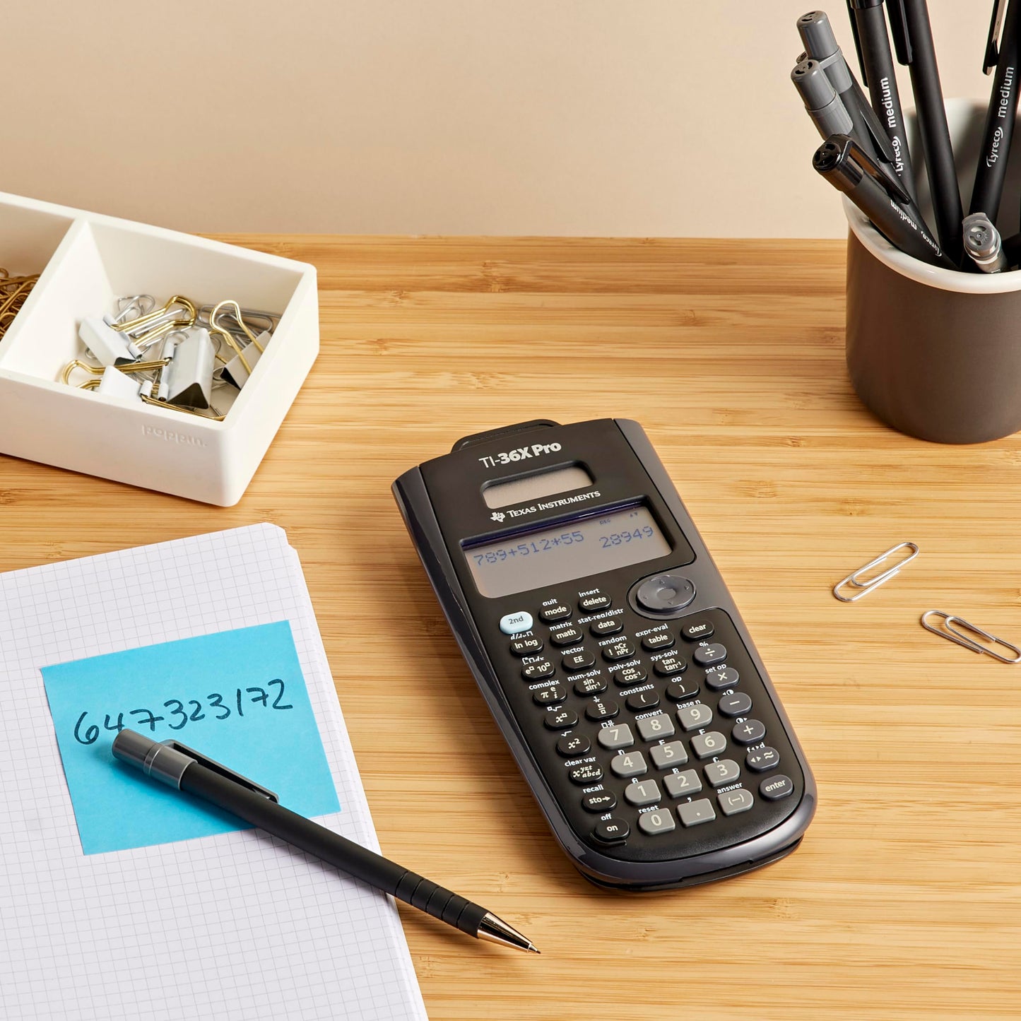 Texas Instruments TI-36X Pro Engineering/Scientific Calculator | 9.7 Inch | Black.