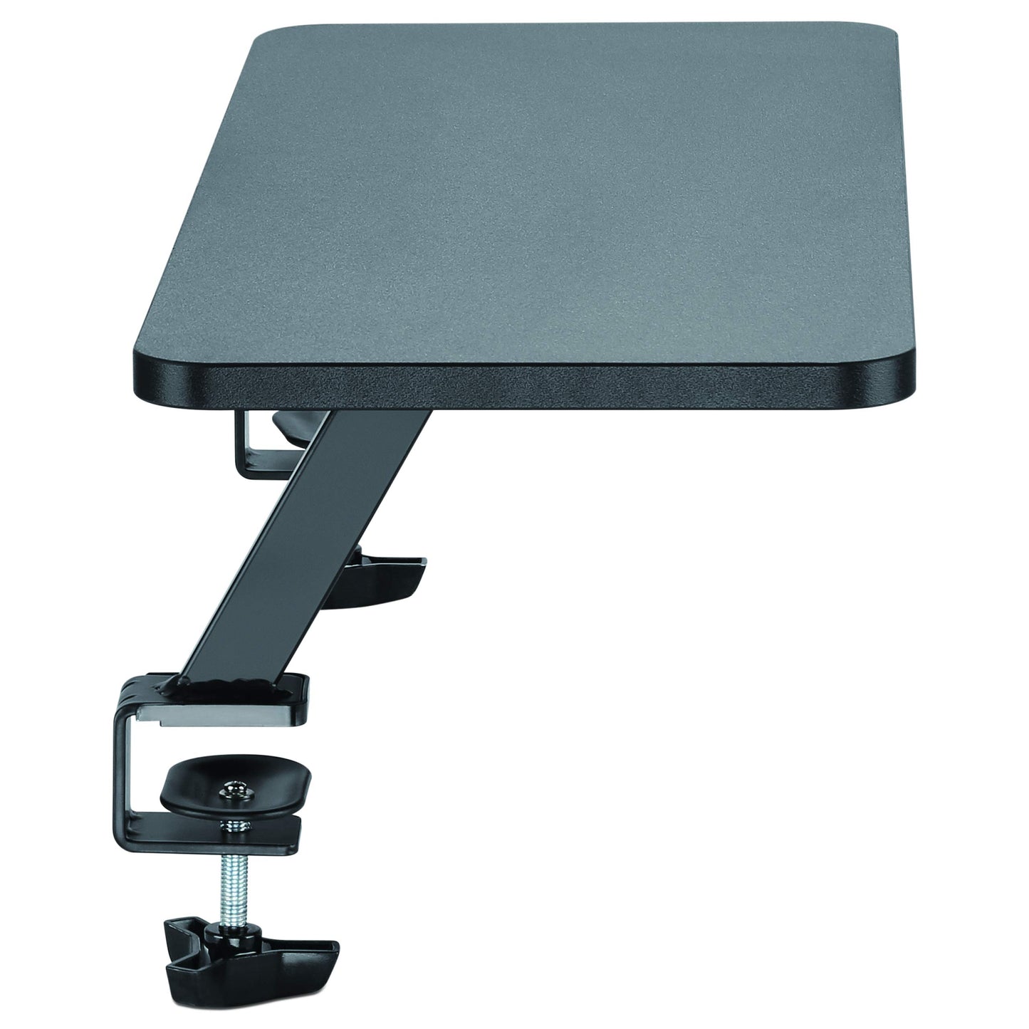 StarTech.com Monitor Riser Stand - Clamp-on Monitor Shelf for Desk - Extra Wide 25.6" (65 cm) for up to 34" Monitors - Black (MNRISERCLMP)