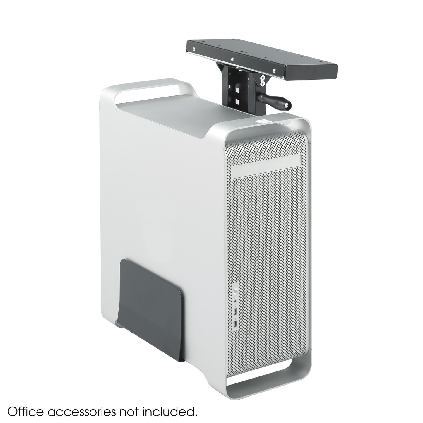 Safco 2175 Ergo-Comfort Swivel Mount CPU Holder, Gray