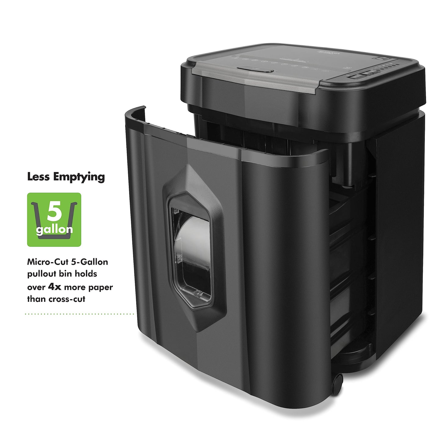 Aurora Professional Grade AU125MA 120-Sheet Auto Feed High-Security Micro-Cut Paper Shredder/60 Minutes/Security Level P-5